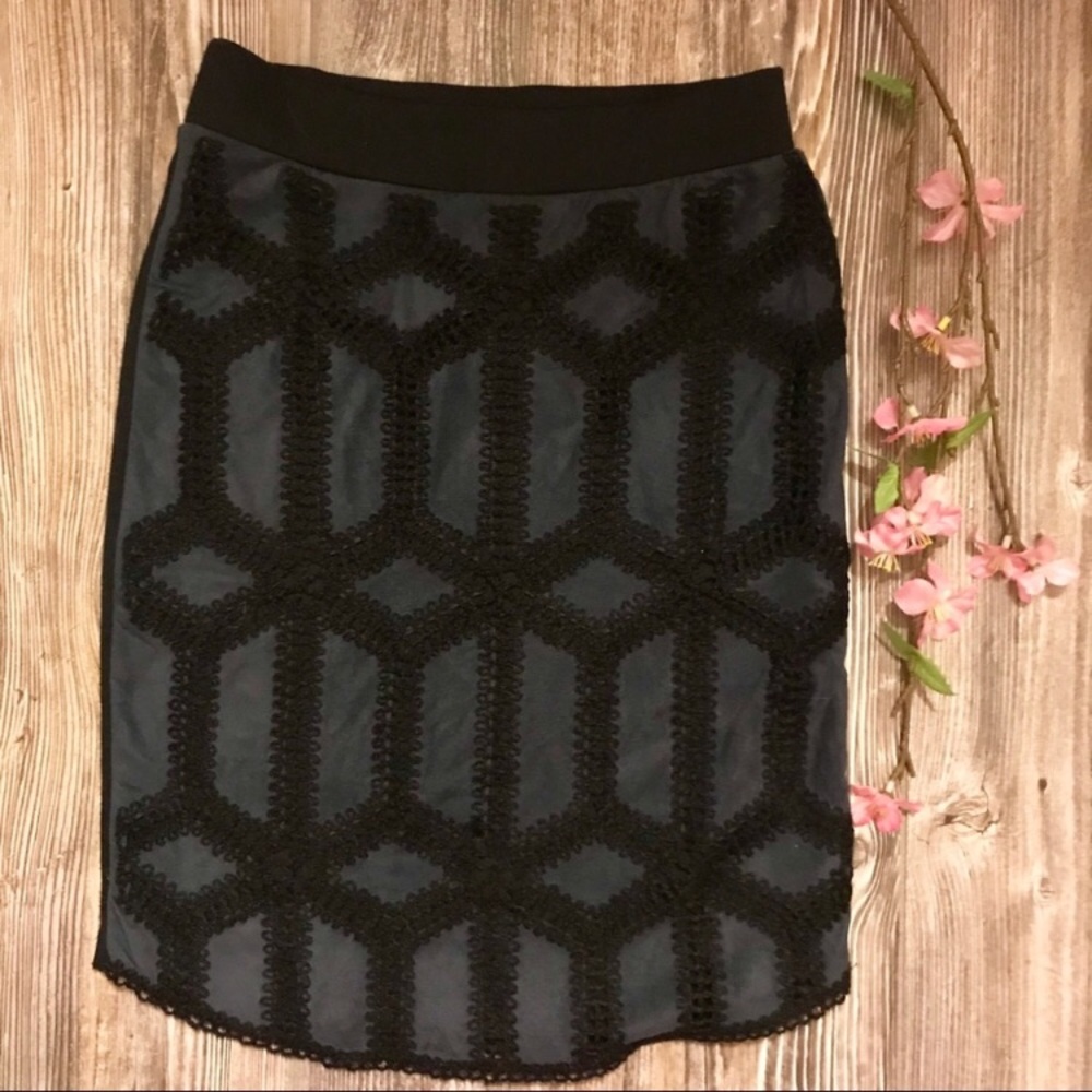 Boho suede patchwork h&m mini skirt